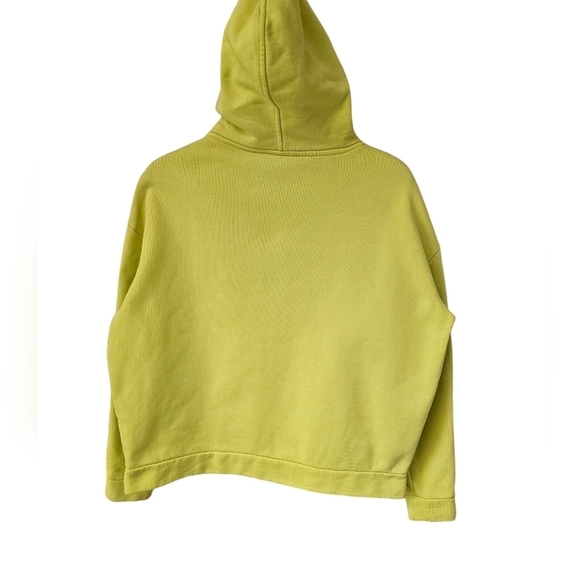 Maje Gups Tour Paris, Signs of Life hoodie neon yellow embroidered oversized S - Picture 5 of 5